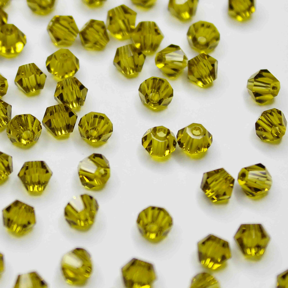 RONDELLE (MC)-4MM-LT. OLIVINE